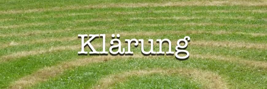 Klärung
